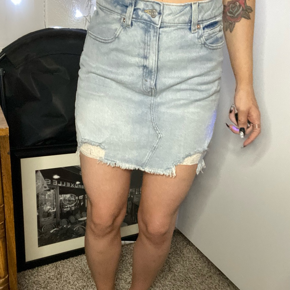 Jean Skirt (High waisted)
